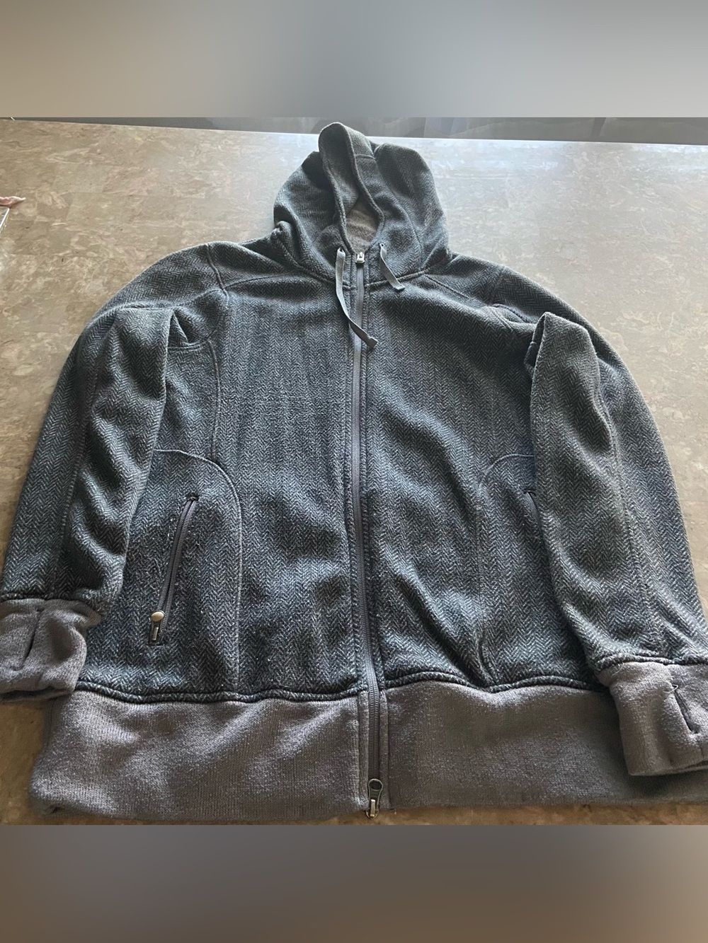 Cabela's Women’s Hooded Full-Zip Sweater Jacket - Charcoal